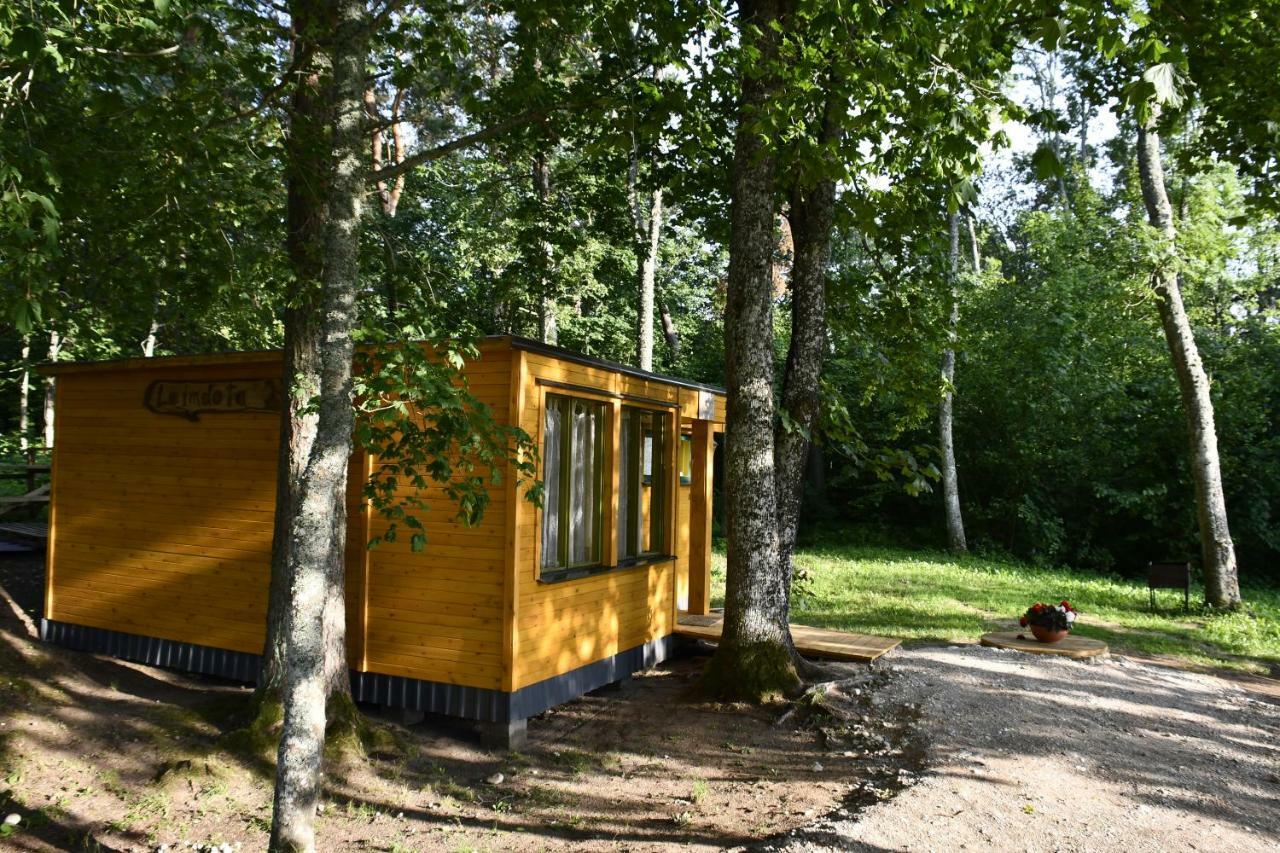 Kempings Ezerpriedes Burtnieki  Buitenkant foto